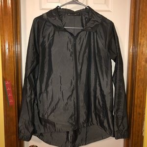 Grey Under Armour windbreaker